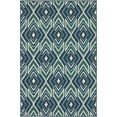 thumbnail image 1 of Moretti Constant Area Rug 2209B Navy Diamonds Lines 7' 10" x  7' 10" Round, 1 of 1