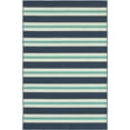 thumbnail image 1 of Moretti Constant Area Rug 5701B Blue Lines Stripes 2' 3" x  7' 6" Rectangle, 1 of 1