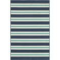 thumbnail image 1 of Moretti Constant Area Rug 5701B Blue Lines Stripes 7' 10" x 10' 10" Rectangle, 1 of 1