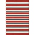 thumbnail image 1 of Moretti Constant Area Rug 5701R Red Bars Lines 1' 10" x  2' 10" Rectangle, 1 of 1