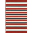 thumbnail image 1 of Moretti Constant Area Rug 5701R Red Bars Lines 2' 3" x  7' 6" Rectangle, 1 of 1