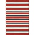 thumbnail image 1 of Moretti Constant Area Rug 5701R Red Bars Lines 3' 7" x  5' 6" Rectangle, 1 of 1