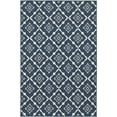 thumbnail image 1 of Moretti Constant Area Rug 5703B Navy Diamonds Leaves 7' 10" x 10' 10" Rectangle, 1 of 1