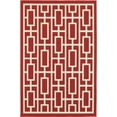 thumbnail image 1 of Moretti Constant Area Rug 9754R Red Boxes Rectangles 3' 7" x  5' 6" Rectangle, 1 of 1