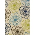 thumbnail image 1 of Moretti Crowne Indoor/Outdoor Area Rug 3065Y Ivory Patio Flowers 2' 3" x 7' 6" Rectangle, 1 of 1