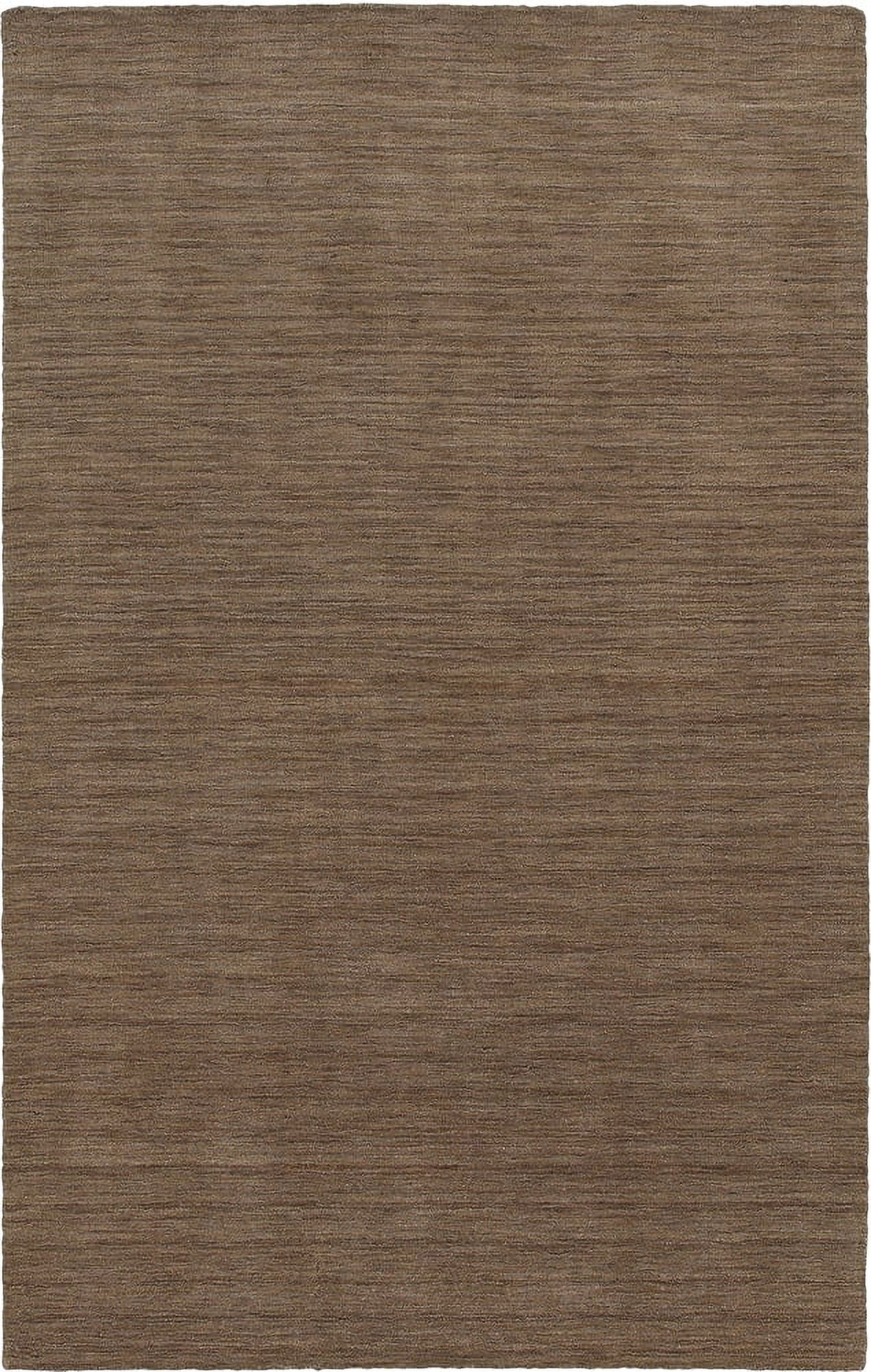 Aniston 5' x 8' Tan Handmade Wool Area Rug