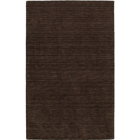 Moretti Desire Area Rug 27109 Brown Monochrome Wool 10' x 13' Rectangle