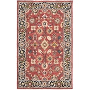 Moretti Dulce Area Rug 28404 Traditional Red Vines Leaves 5 x 8 Rectangle