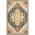 thumbnail image 1 of Moretti Dulce Area Rug 28408 Traditional Navy Vines Bulbs 3' 6" x 5' 6" Rectangle, 1 of 2
