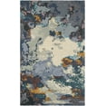thumbnail image 1 of Moretti Dust Area Rug 21903 Blue Splotches Distressed 2' 6" x 8' Rectangle, 1 of 1