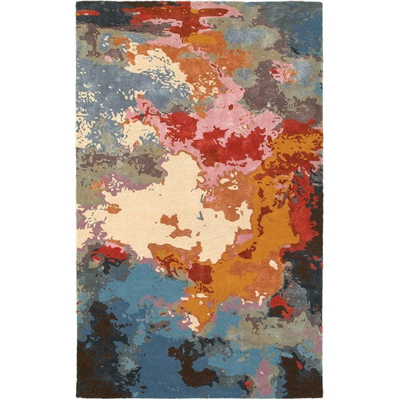 Moretti Dust Area Rug 21908 Multi Bleached Faded 2' 6" x 8' Rectangle