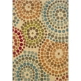 thumbnail image 1 of Moretti Falcon Area Rug 2205A Gold Circles Dots 7' 10" x 10' Rectangle, 1 of 3