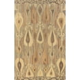 thumbnail image 1 of Moretti Futura Area Rug 68000 Ash Ikat Tear Drop 5' x 8' Rectangle, 1 of 2