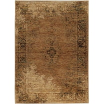 Moretti Glow Area Rug 6845D Gold Distressed Faded 1' 10" x 3' 2" Rectangle