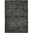 thumbnail image 1 of Moretti Glow Area Rug 6846B Blue Oval Petals 8' 6" x 11' 7" Rectangle, 1 of 1