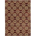 thumbnail image 1 of Moretti Glow Area Rug 6883A Red Rings Petals 5' 3" x  7' 3" Rectangle, 1 of 1