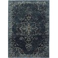 thumbnail image 1 of Moretti Glow Area Rug 7135F Casual Blue Bordered Curls 7' 10" x 10' 10" Rectangle, 1 of 1