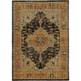 thumbnail image 1 of Moretti Glow Area Rug 7138B Gold Scrolls Petals 3' 3" x 5' 2" Rectangle, 1 of 1