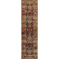 thumbnail image 1 of Moretti Glow Area Rug 7154A Casual Red Scrolls Floral 2' 6" x 12' Rectangle, 1 of 1