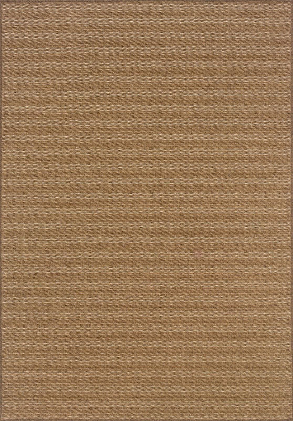 Moretti Grand Mal Indoor/Outdoor Area Rug 001X3 Tan Striped Woven 5' 3 ...