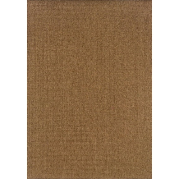 Moretti Grand Mal Indoor/Outdoor Area Rug 2061N Tan Solid Woven 2' 5" x 4' 5" Rectangle