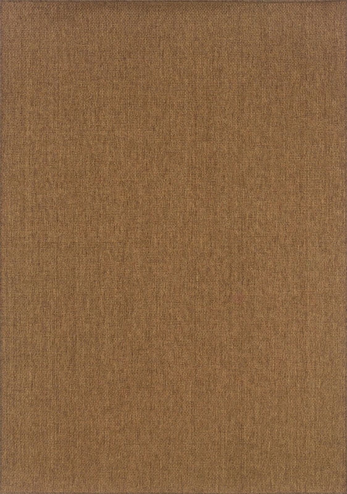 Moretti Grand Mal Indoor/Outdoor Area Rug 2061N Tan Solid Woven 7' 10 ...