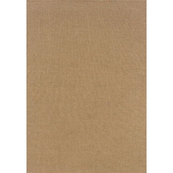 Moretti Grand Mal Indoor/Outdoor Area Rug 2160X Sand Solid Woven 1' 9" x 3' 9" Rectangle