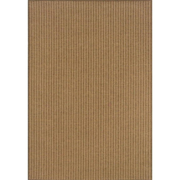 Moretti Grand Mal Indoor/Outdoor Area Rug 550X3 Tan Striped Woven 1' 9" x 3' 9" Rectangle