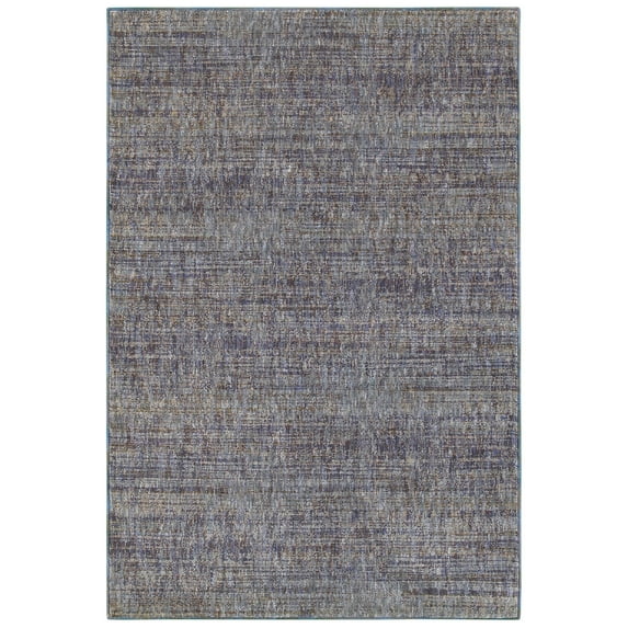 Moretti Hadron Area Rug 8033F Purple Achromatic Single Color 5' 3" x 7' 3" Rectangle