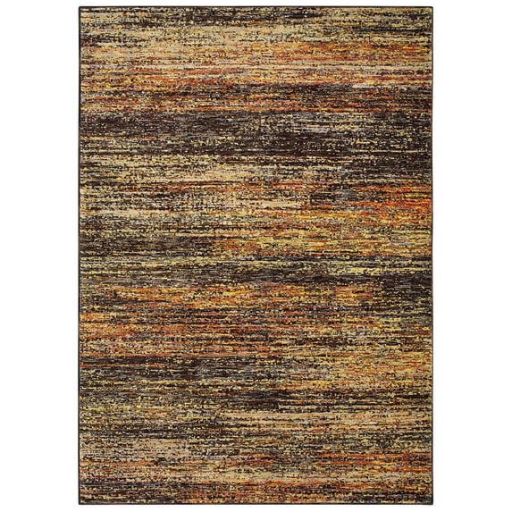 Moretti Hadron Area Rug 8037C Gold Oranges Faded 8' 6" x 11' 7" Rectangle