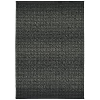 Moretti Henry Area Rug 2067B Black Gradient Textured 9' 10" x 12' 10" Rectangle