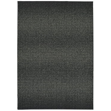 Moretti Henry Area Rug 2067B Black Gradient Textured 9' 10" x 12' 10" Rectangle