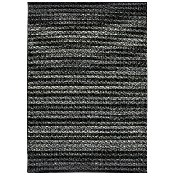 Moretti Henry Area Rug 2067B Black Gradient Textured 9' 10" x 12' 10" Rectangle