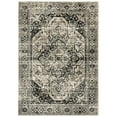 thumbnail image 1 of Moretti Homestead Area Rug 429G0 Traditional Grey Bulbs Diagonals 6' 7" x 9' 2" Rectangle, 1 of 1
