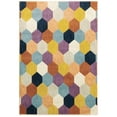 thumbnail image 1 of Moretti Joaquin Area Rug 093W6 Casual Multi Grid Hexagon 6' 7" x  9' 6" Rectangle, 1 of 2