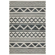 Moretti Kosmo Area Rug 005Y1 Beige Angled Jagged 3 3" x 5 Rectangle