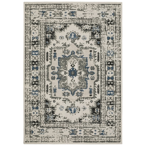 Moretti Kosmo Area Rug 5561H Beige Angled Pointed 9' 10" x 12' 10" Rectangle