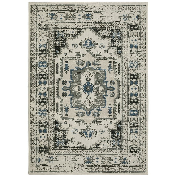 Moretti Kosmo Area Rug 5561H Outdoor Beige Angled Pointed
