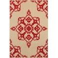 thumbnail image 1 of Moretti Loyalty Area Rug 097R9 Sand Outdoor Medallions 6' 7" x  9' 6" Rectangle, 1 of 1