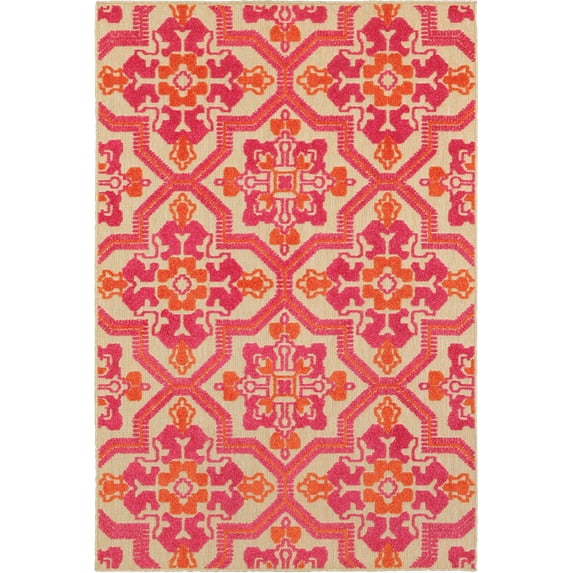 Moretti Loyalty Area Rug 2541V Outdoor Sand Corners Curves