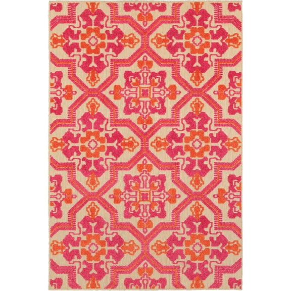 Moretti Loyalty Area Rug 2541V Sand Corners Curves 1' 10" x  3' 3" Rectangle