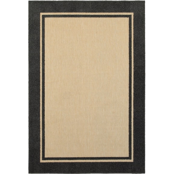 Moretti Loyalty Area Rug 5594K Outdoor Sand Angled Bars