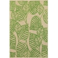 thumbnail image 1 of Moretti Loyalty Area Rug 566F9 Outdoor Sand Leaves Vines, 1 of 1