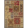 thumbnail image 1 of Moretti Marksville Area Rug 1716C Blocks Floral 1' 10" x 2' 10" Rectangle, 1 of 1