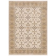 Moretti Movement Area Rug 001J1 Traditional Ivory Petals Bulbs 3' 3" x 5' Rectangle