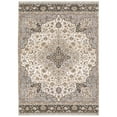 thumbnail image 1 of Moretti Movement Area Rug 660J1 Casual Ivory Rings Loops 6' 7" x  9' 6" Rectangle, 1 of 1