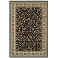 thumbnail image 1 of Moretti Nepal Area Rug 108B1 Black Vines Bulbs 9' 10" x 12' 10" Rectangle, 1 of 1