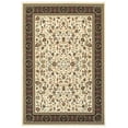 thumbnail image 1 of Moretti Nepal Area Rug 108X1 Ivory Scrolls Petals 1' 10" x  3' Rectangle, 1 of 1