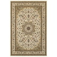 thumbnail image 1 of Moretti Nepal Area Rug 119W1 Ivory Rings Curves 6' 7" x  9' 6" Rectangle, 1 of 1