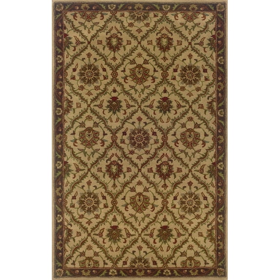 Moretti North Area Rug 23111 Beige Persian Vines 12' x 15' Rectangle